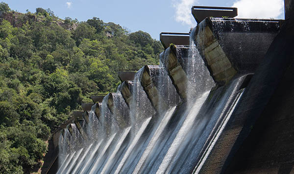 shongweni Dam, South Africa, Normal Water Exposure