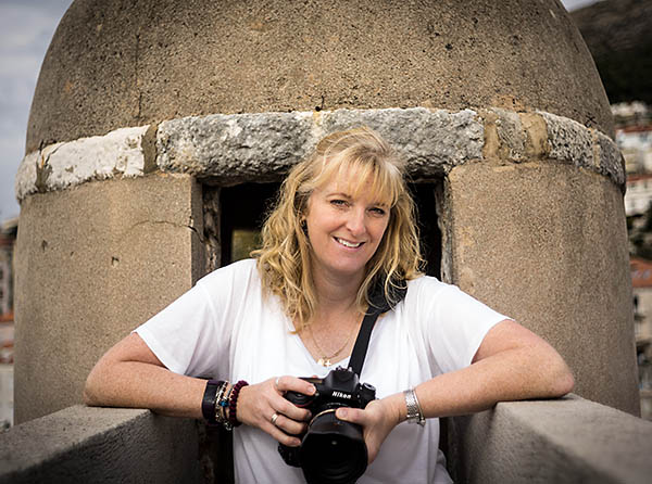 Ally with her best camera for travel photography