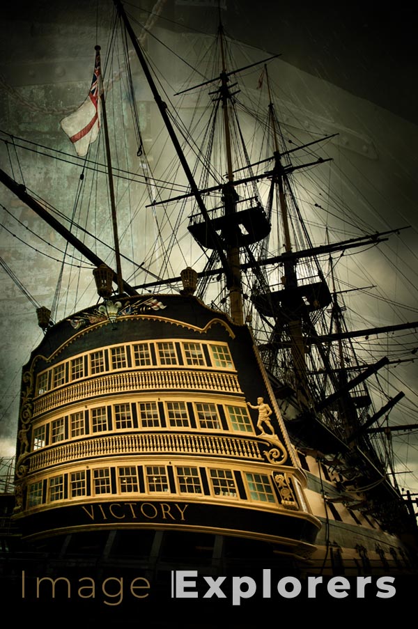 Using layer for texture photography on HMS Victory hull