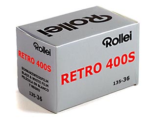 rollei retro 400s black and white film