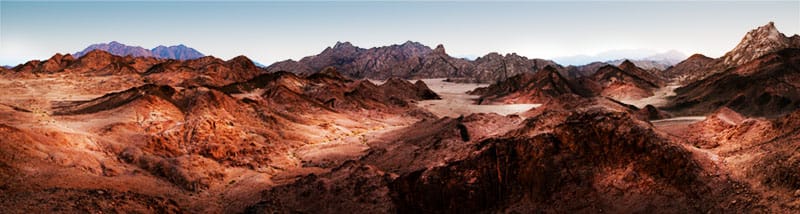How to photograph a Panorama in the Sinai desert