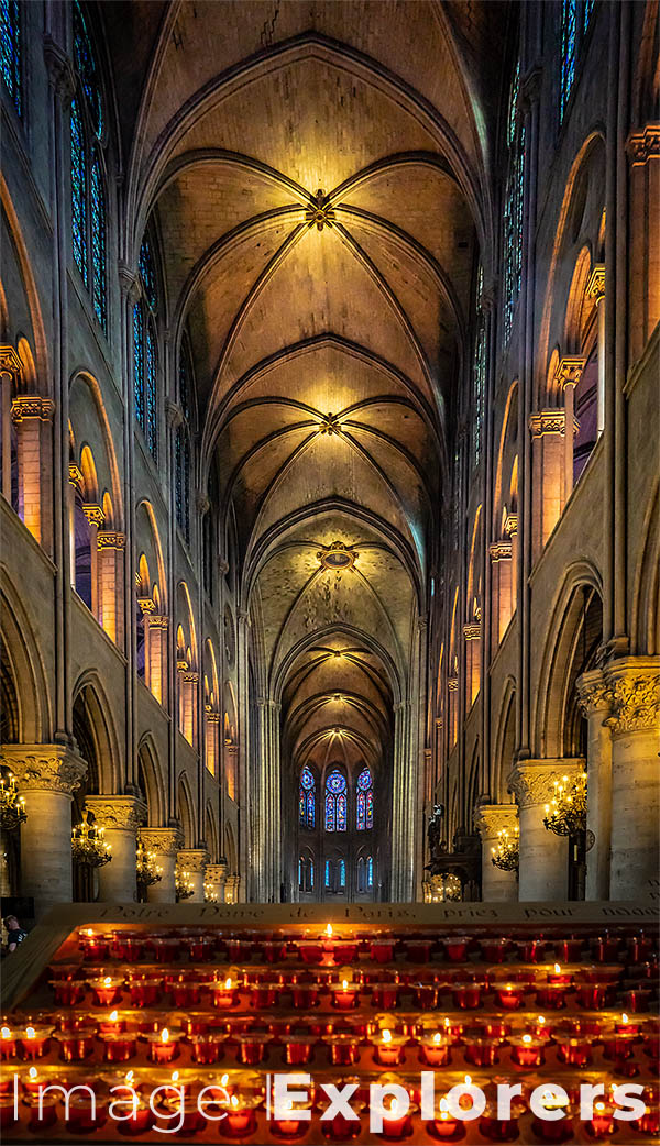 Notre Dame Paris using low light Photography techniques